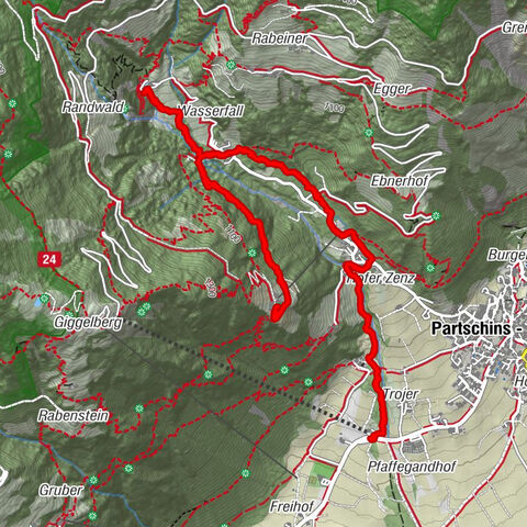 Partschins, Trentino-Südtirol/Italien