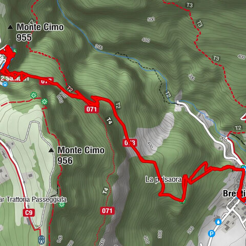 Brentino Belluno Navigieren