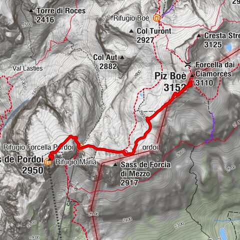 Piz Boè, Venetien/Italien