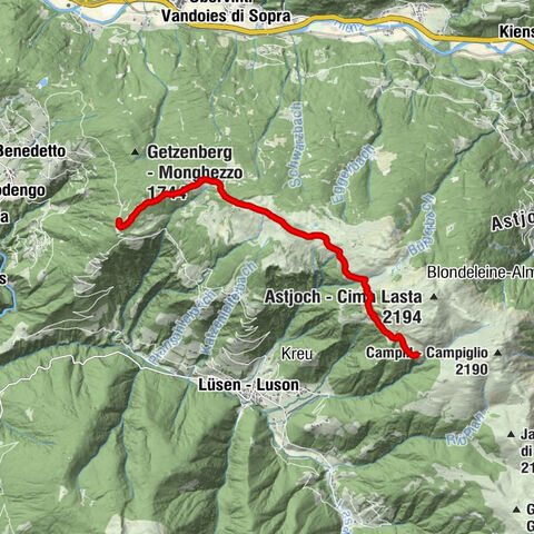 Kreuzwiesen Alm m.1921 da P-Zumis/Rodengo