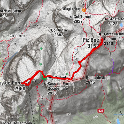 Sasso Pordoi, Trentino-Alto Adige/Italia