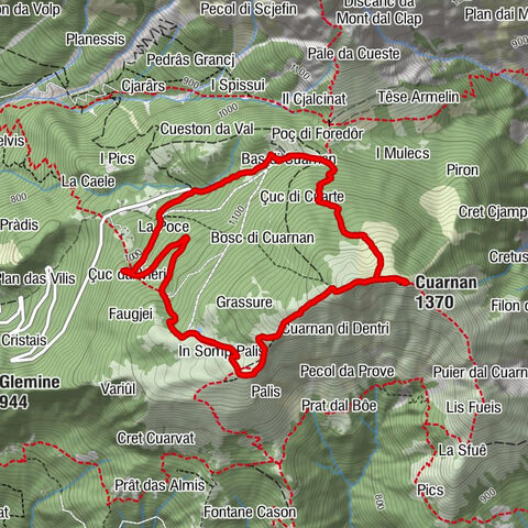 Zum Monte Cuarnan