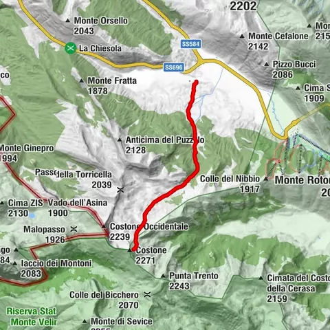 campo felice-rifugio alatino-rifugio sebastiani