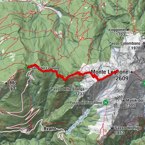 Monte Legnone Valvarrone, Lombardei/Italien