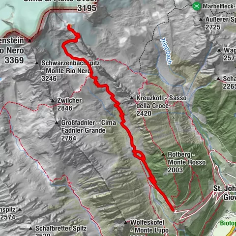 Schwarzensteinhütte 3026m