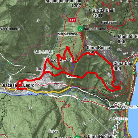 Ferrata Susatti a Cima Capi