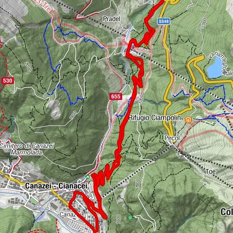 Canazei - Cianacei, Trentino-Alto Adige/Südtirol/Italia
