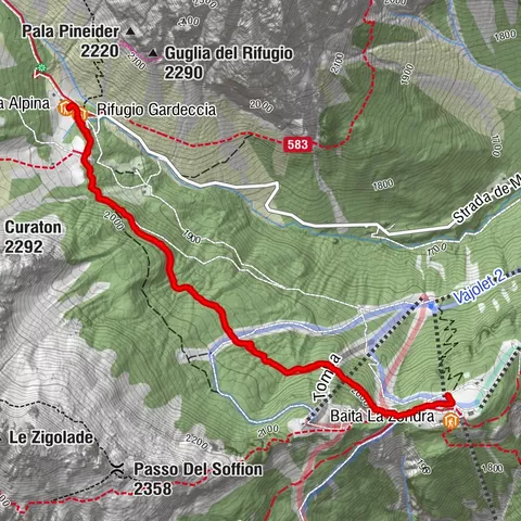 San Giovanni di Fassa - Sèn Jan, Trentino-Südtirol/Italien