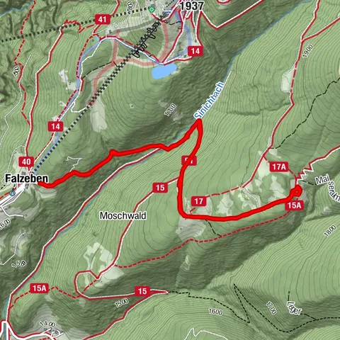 Falzeben (Hafling)-Moschwaldalm-Maiseralm