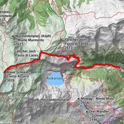 Steinrast Ulten - Blaue Schneid, Südtirol/Italien