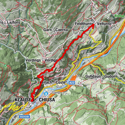 Keschtnweg Südtirol