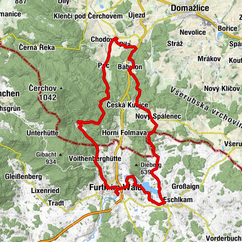 MTB-Tour 18 Vom Drachensee ins Chodenland