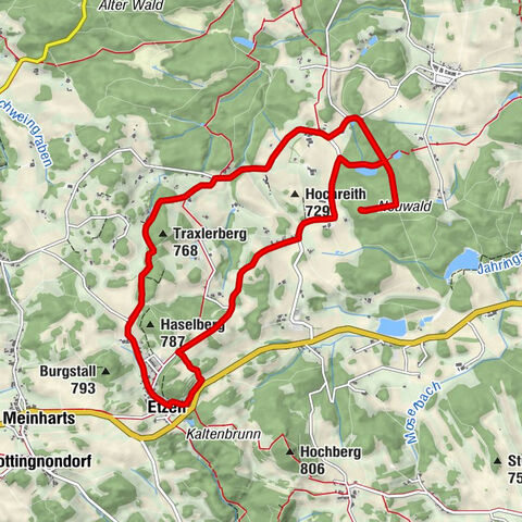 Steinpyramide-Wanderweg