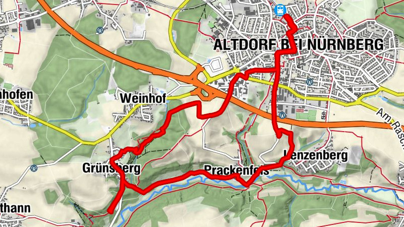 Rundwanderung bei Altdorf