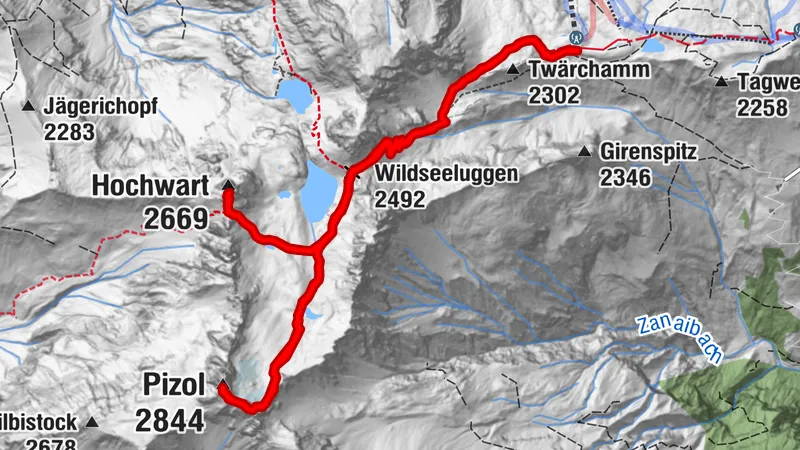 Gipfeltour Kombination Pizol + Hochwart am Pizol