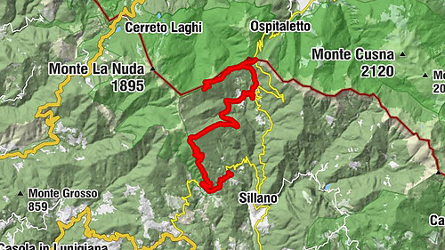 Pradarena-LMastrone-Costa Romana-Posola-Dalli Sopra
