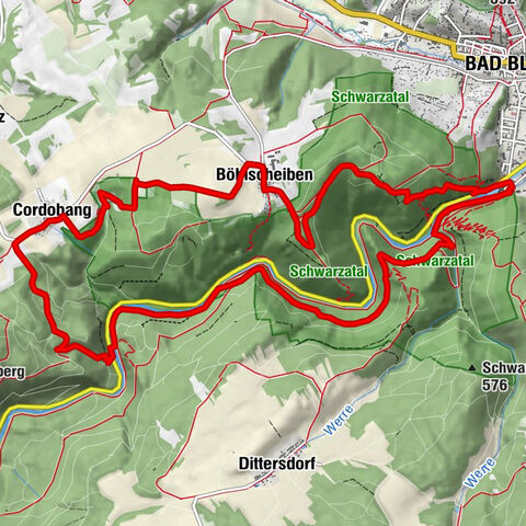 Rundwanderweg - Perlen des unteren Schwarzatals - Bad Blankenburg