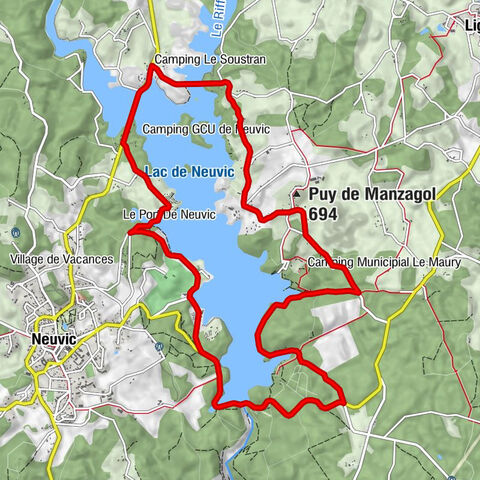 Freizeitradtour: Lac de la Triouzoune