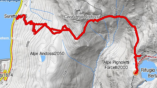 Da Montespluga al Lago d’Emet