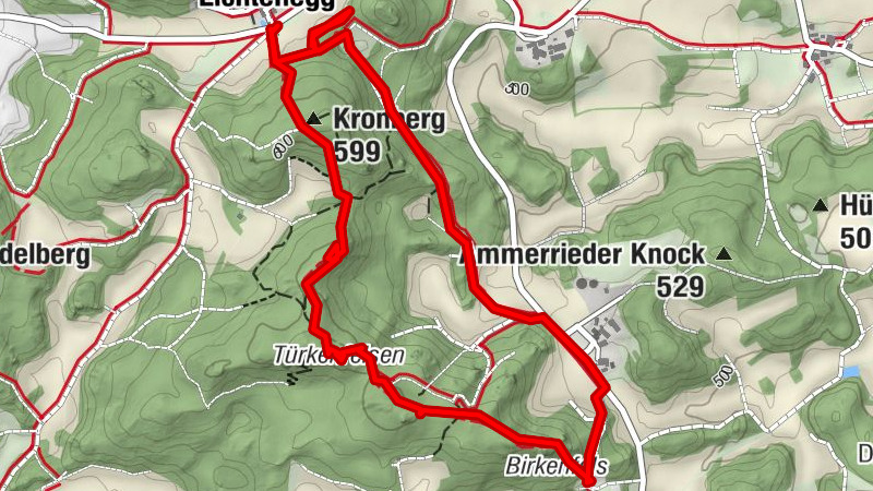 Zauberwald-Orchideen-Weg in Lichtenegg