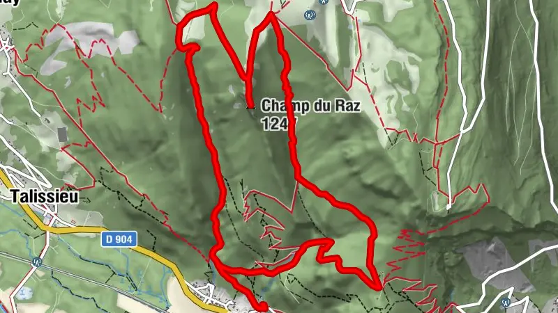 Kilometer Vertikal des Grand Colombier: Chanduraz von Béon aus