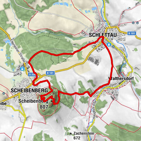 Schlettau Rundwanderweg »Auf den Stufen von Ottomar Zahm«