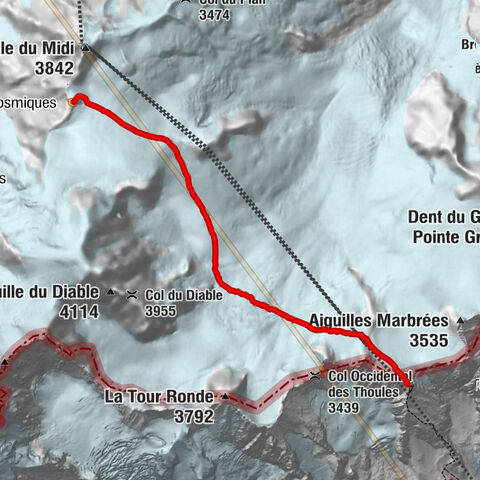 Goldtoni - Alpenbogen A065-3 Refugio Torino-Refuge Cosmiques