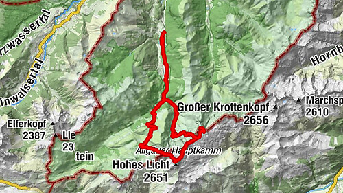 Schöne Rundtour vom Fellhornbahn Parkplatz