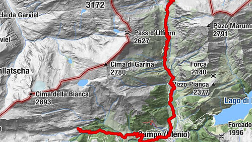3 Tagestour Greina-Lucomagno: Capanna Scaletta - Capanna Bovarina (Etappe 2)