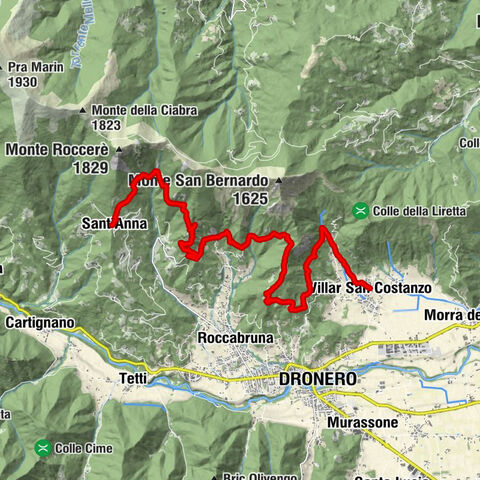 Okzitanische Routen: Etappe 1 Ciciu di Villar – Frazione Sant'Anna di Roccabruna