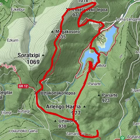 Leurtzako Urtegiak - Stauseen von Leurtza
