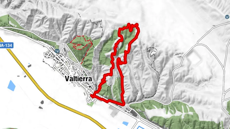 Navarra - Valle del Silencio. Valtierra