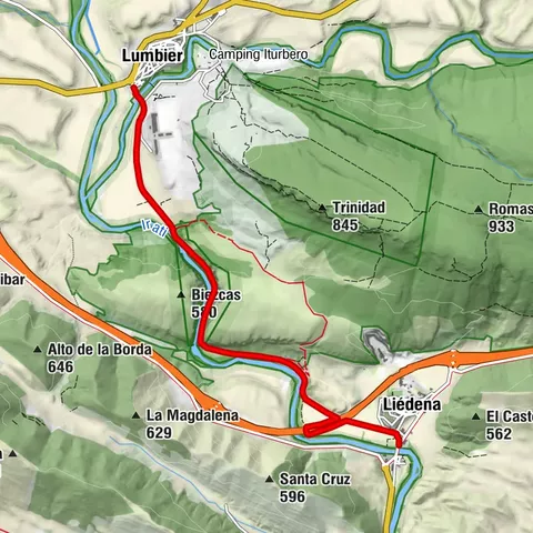 Navarra - Vía Verde del Irati. Lumbier