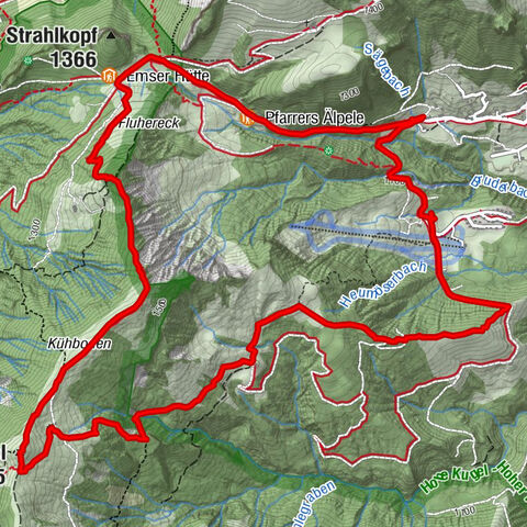 Ebnit rund um die hohe Kugel