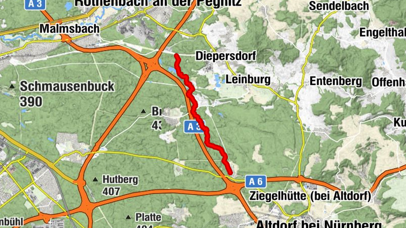 Vom Birkensee durch die Röthenbachklamm nach Ungelstetten