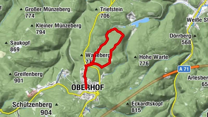 Rundwanderung "Schlossbergkanzel" Oberhof