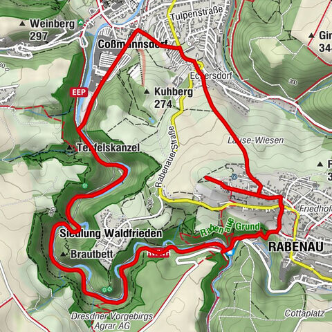 Wintererlebnis Rabenauer Grund und Rabenauer Höhe