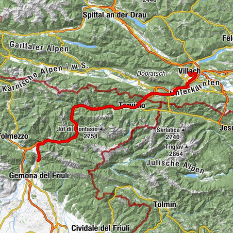 Drauradweg Seitensprung: Dolve Vita Tour
