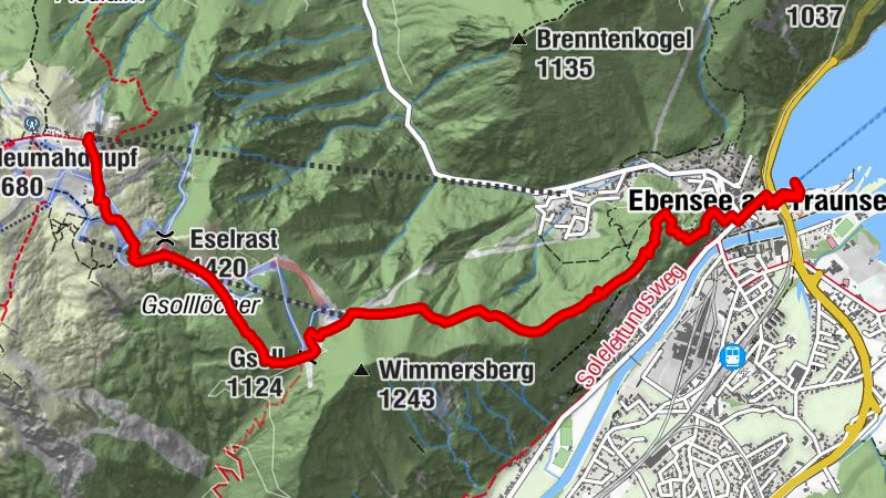 04 Voralpenweg, Etappe 16: Ebensee - Feuerkogel