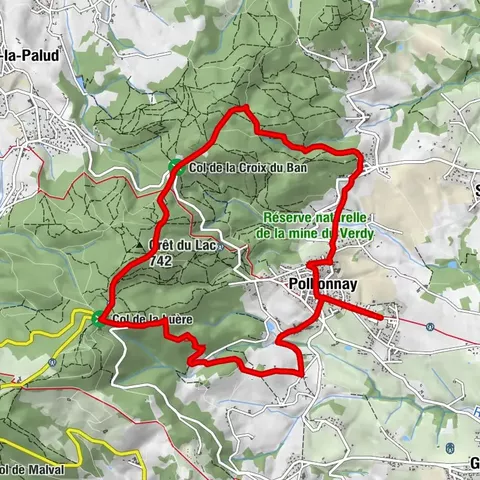 Promenons-nous dans les bois - Monts du Lyonnais - Pollionnay