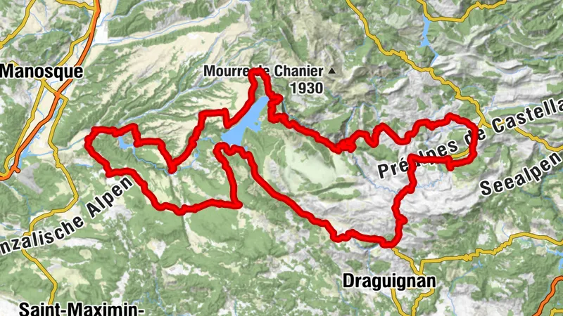 Tour du Verdon mit dem Fahrrad