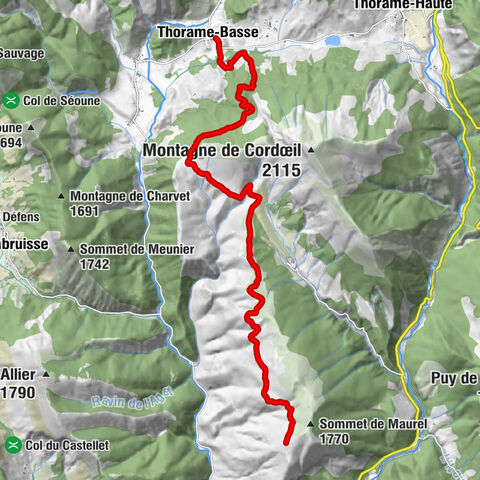 006 TransVerdon Abschnitt - Von Thorame-Basse bis zum Berg Maurel