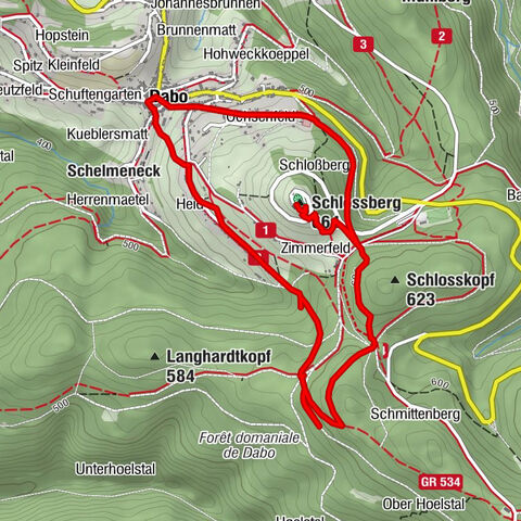 Der Felsen im Pays de Dabo