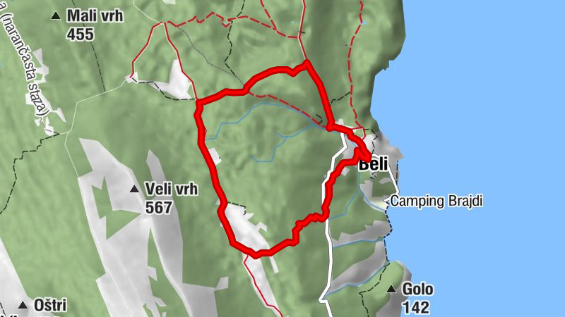 Dinarisches Gebirge: Cres, Beli Rundtour