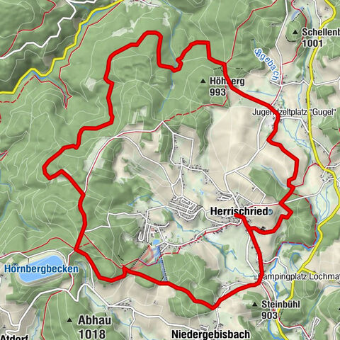 Aussichtsreiche Mountainbike Tour rund um Herrischried
