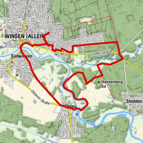 Oldau und zurück nach Winsen (Aller)