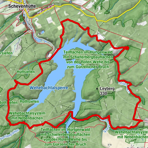 Um die Wehetalsperre
