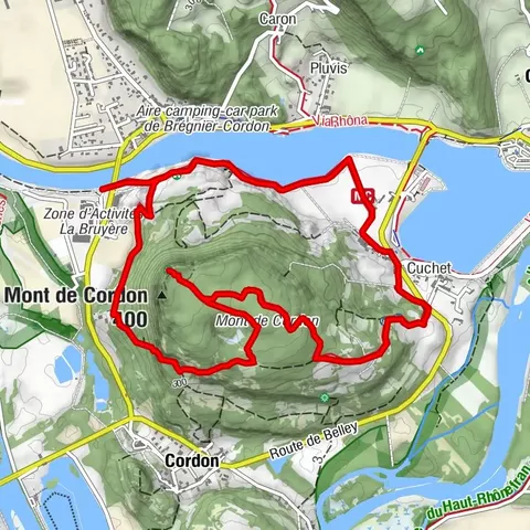 Wanderroute: Rundweg Mont de Cordon