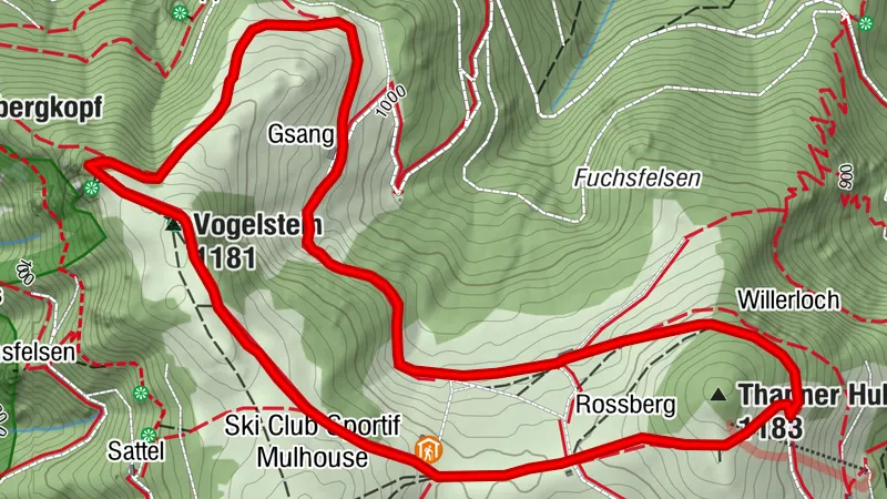 Spaziergang Gasthof Gsang: „Eine einzigartige pastorale Landschaft in den Vogesen“