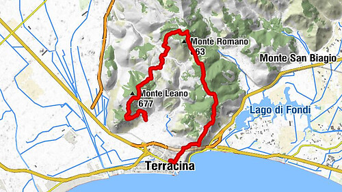 Cammino dei 5 colli Terracina, Italia